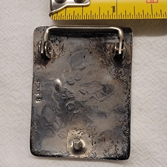 Bennie Bowekaty Kokopelli Belt Buckle - Picture 4 of 4